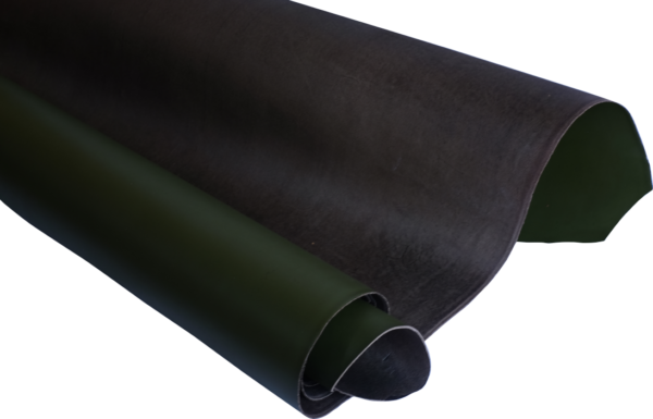 Buffed Matte Leather Green Olive